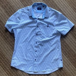 7 Diamonds Men’s Short Sleeve Button Down